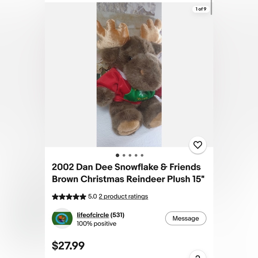 Vintage Dan Dee Collector Stuffy Bundle - Picture 10 of 10